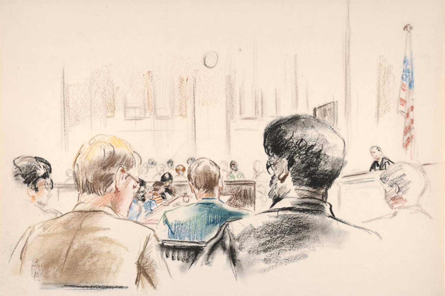 Courtroom Sketch 3