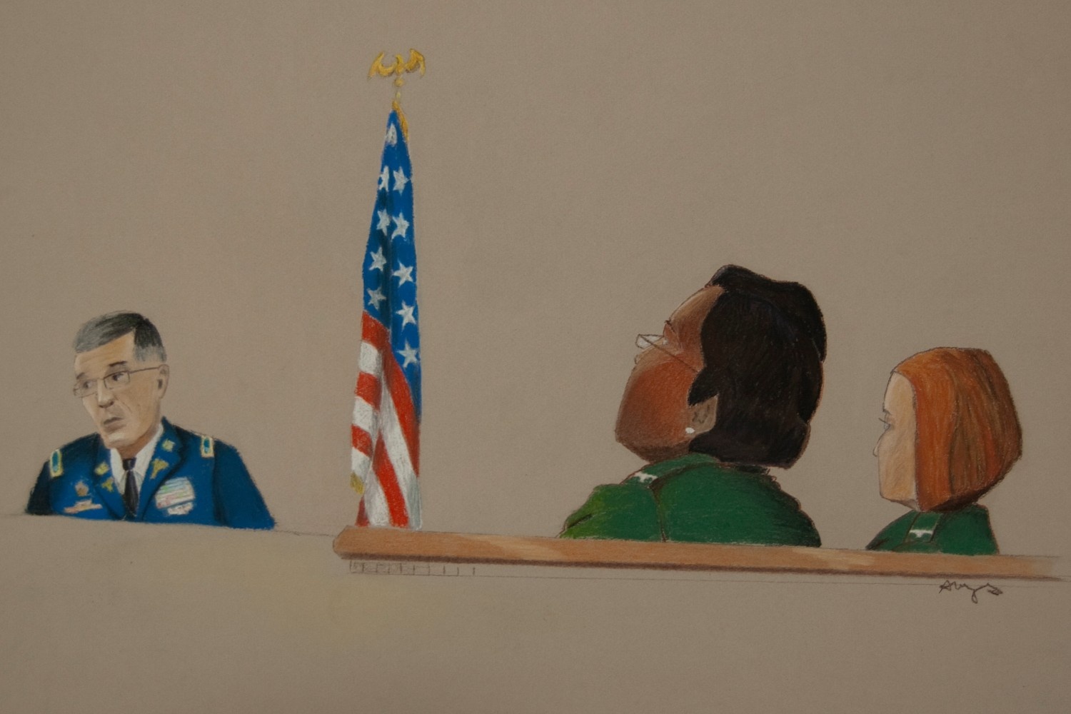 Courtroom Sketch 5