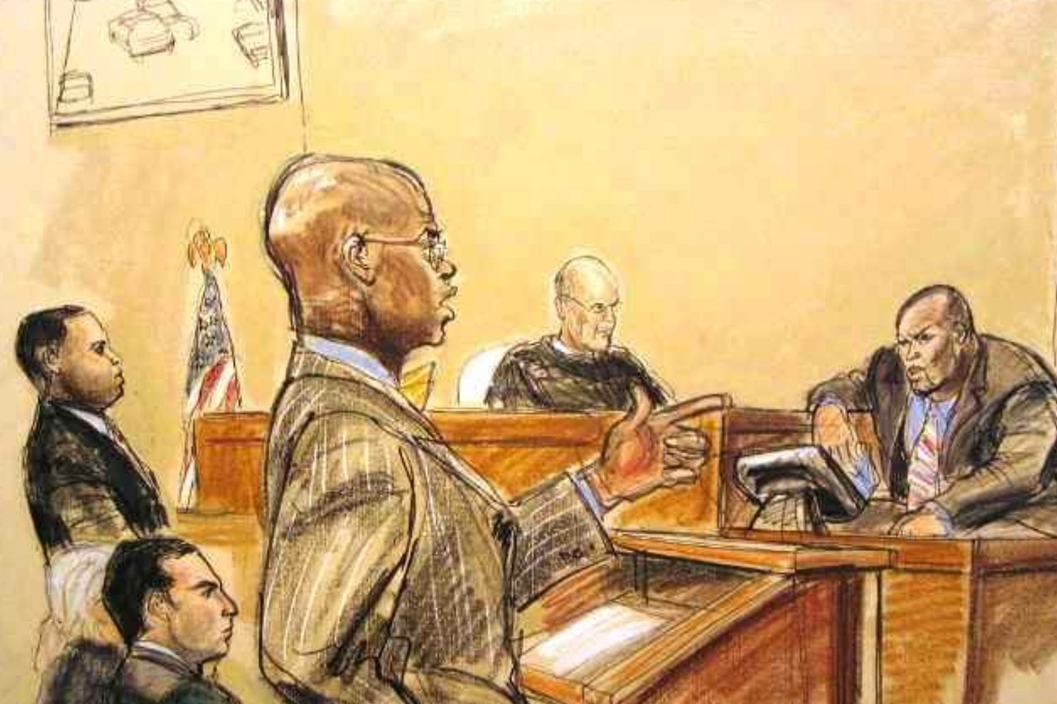 Courtroom Sketch 7